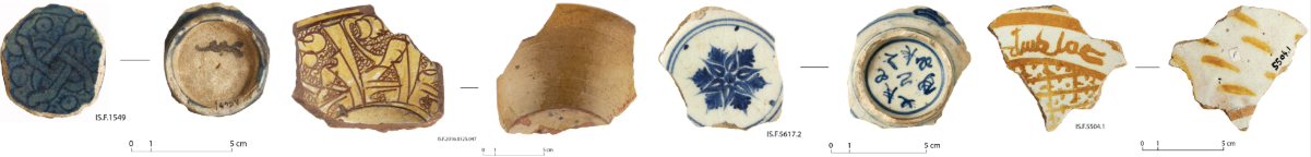 A sample of glazed tableware from Fustat (Egypt), RMAH collections